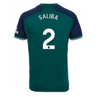 Arsenal William Saliba #2 Tredjedrakt 2023-24 Kortermet